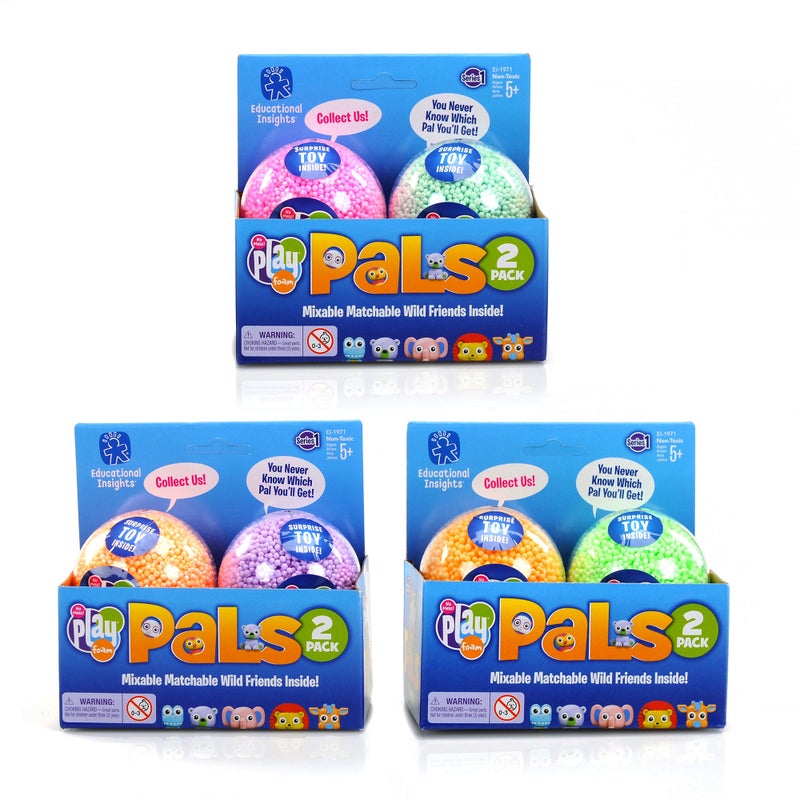 Educational Insights Playfoam Pals Wild Friends 6-Pack, Fidget, Sensory Toy, GIft for Boys & Girls, Ages 5+ - Image 3